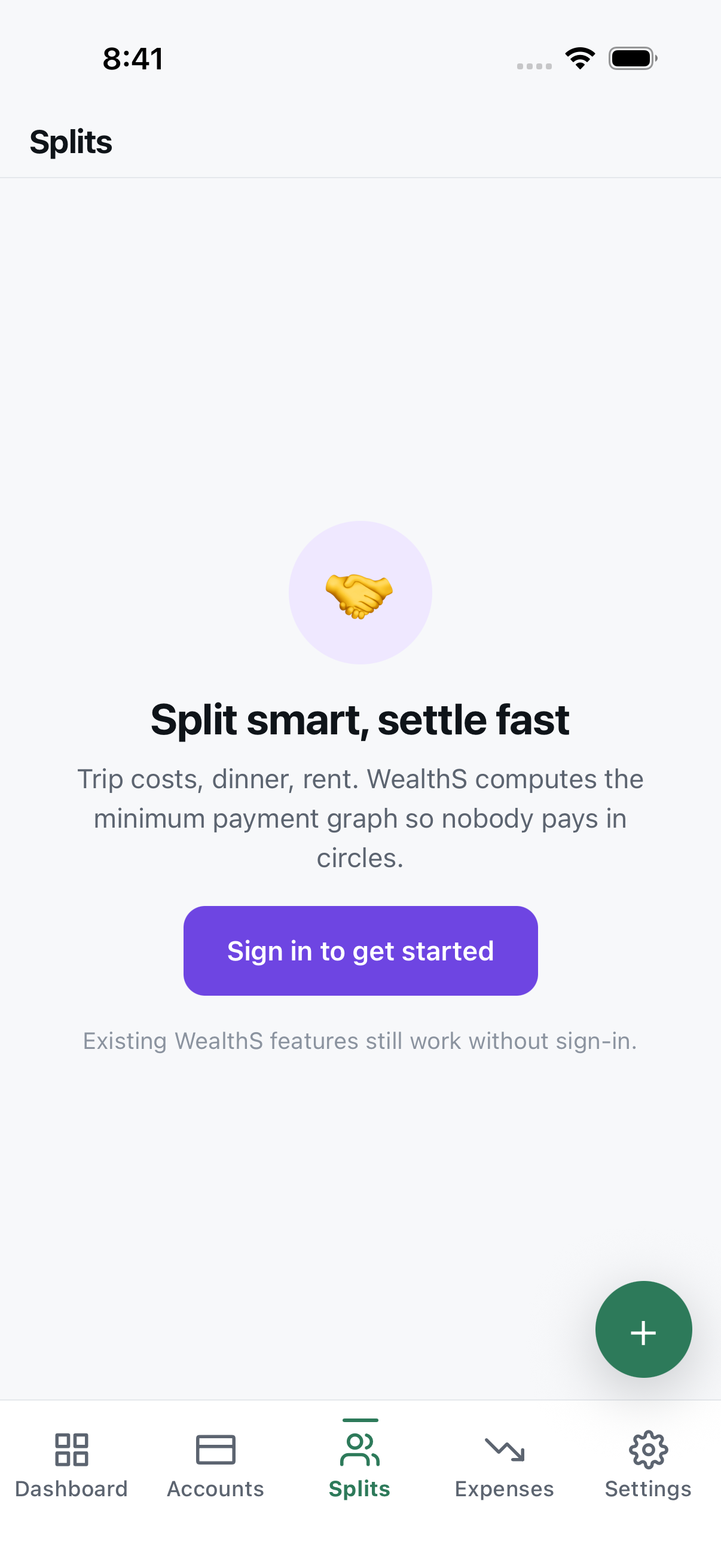 Splits — Share expenses, settle smart